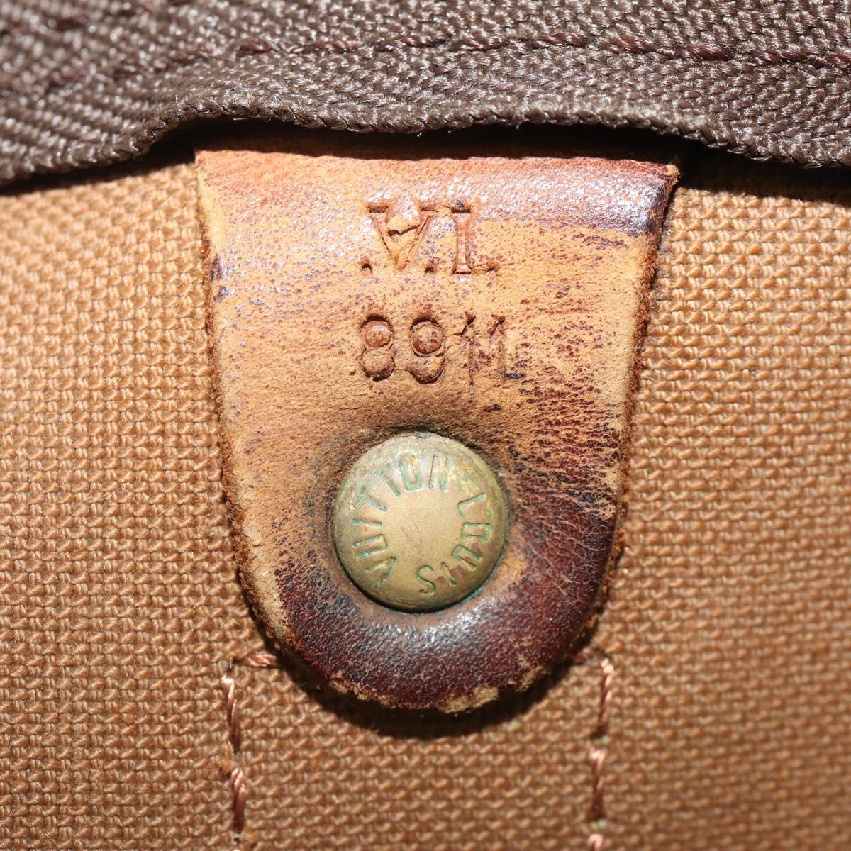 LOUIS VUITTON Monogram Keepall Bandouliere 50 Boston Bag M41416 LV Auth bs36989