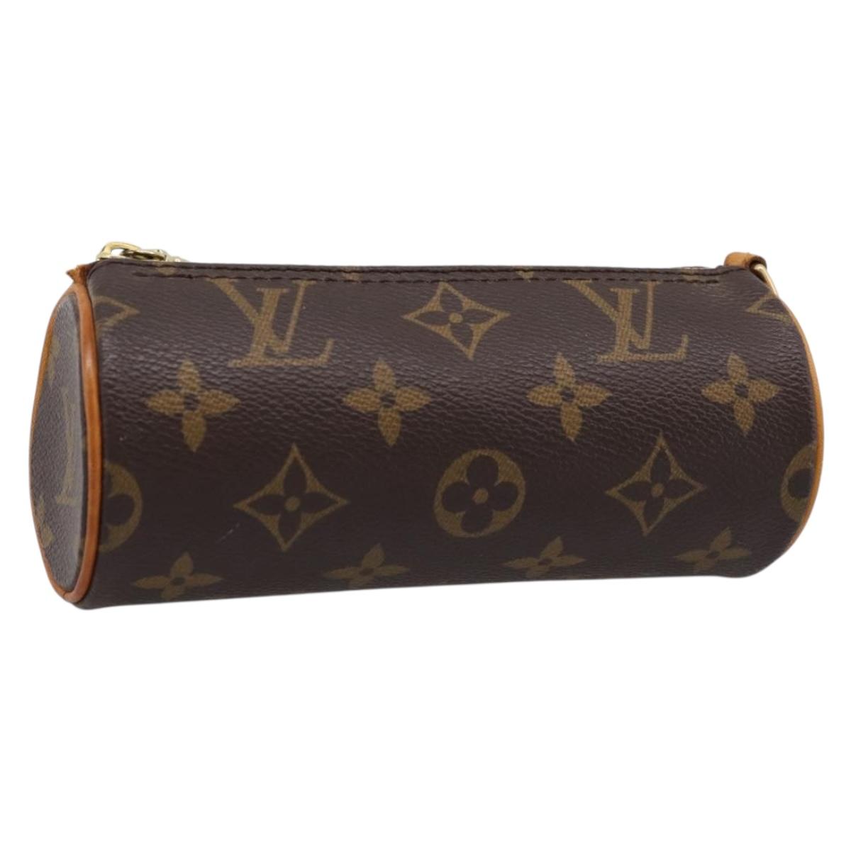 LOUIS VUITTON Monogram Papillon Pouch LV Auth bs36990