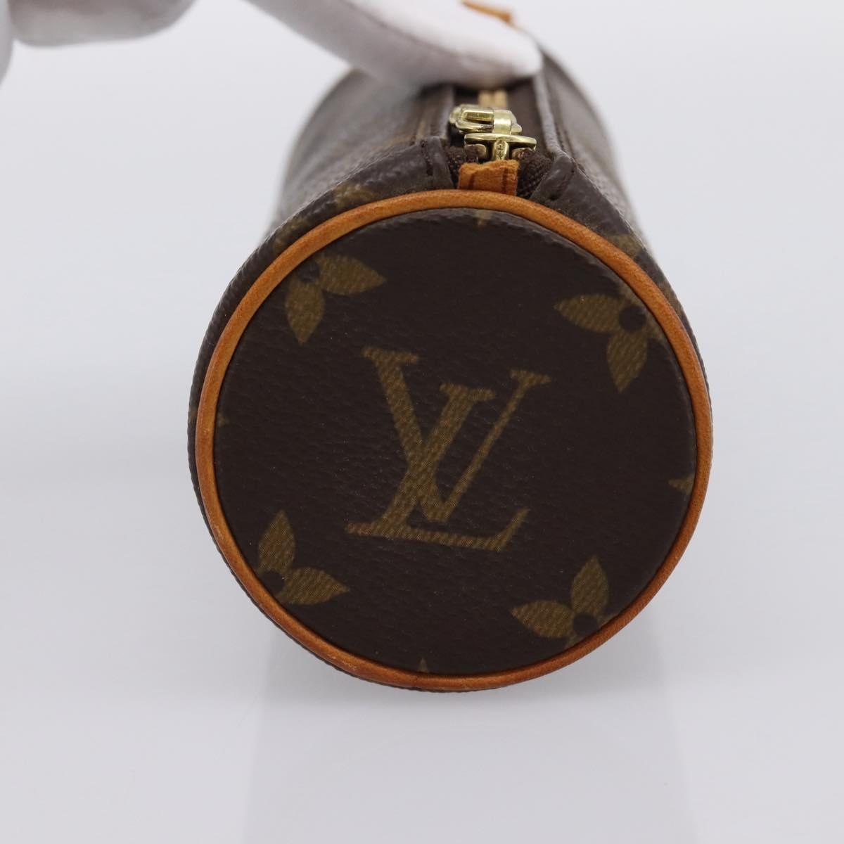 LOUIS VUITTON Monogram Papillon Pouch LV Auth bs36990