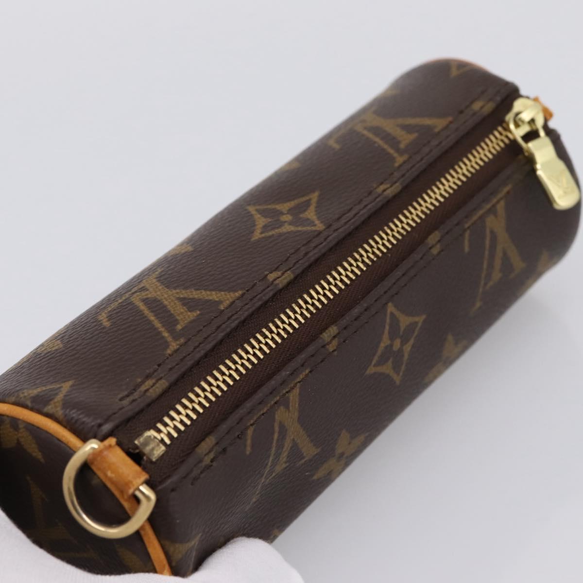 LOUIS VUITTON Monogram Papillon Pouch LV Auth bs36990