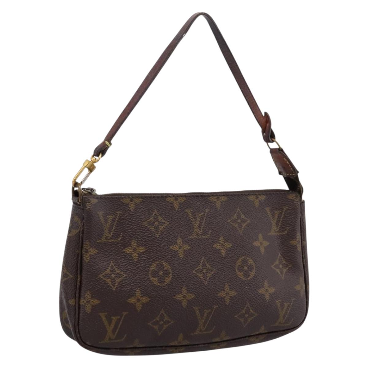 LOUIS VUITTON Monogram Pochette Accessoires Pouch M51980 LV Auth bs36991