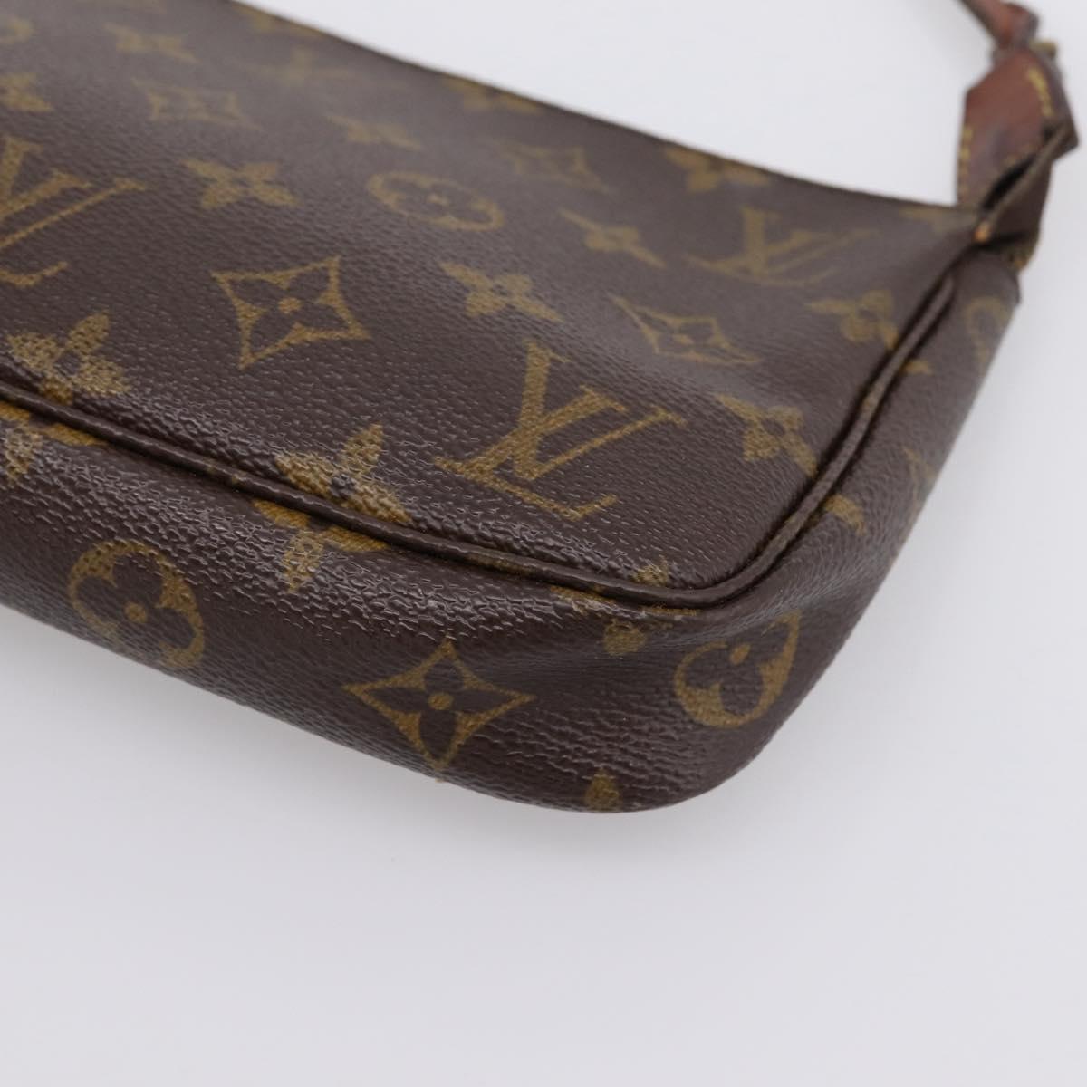 LOUIS VUITTON Monogram Pochette Accessoires Pouch M51980 LV Auth bs36991