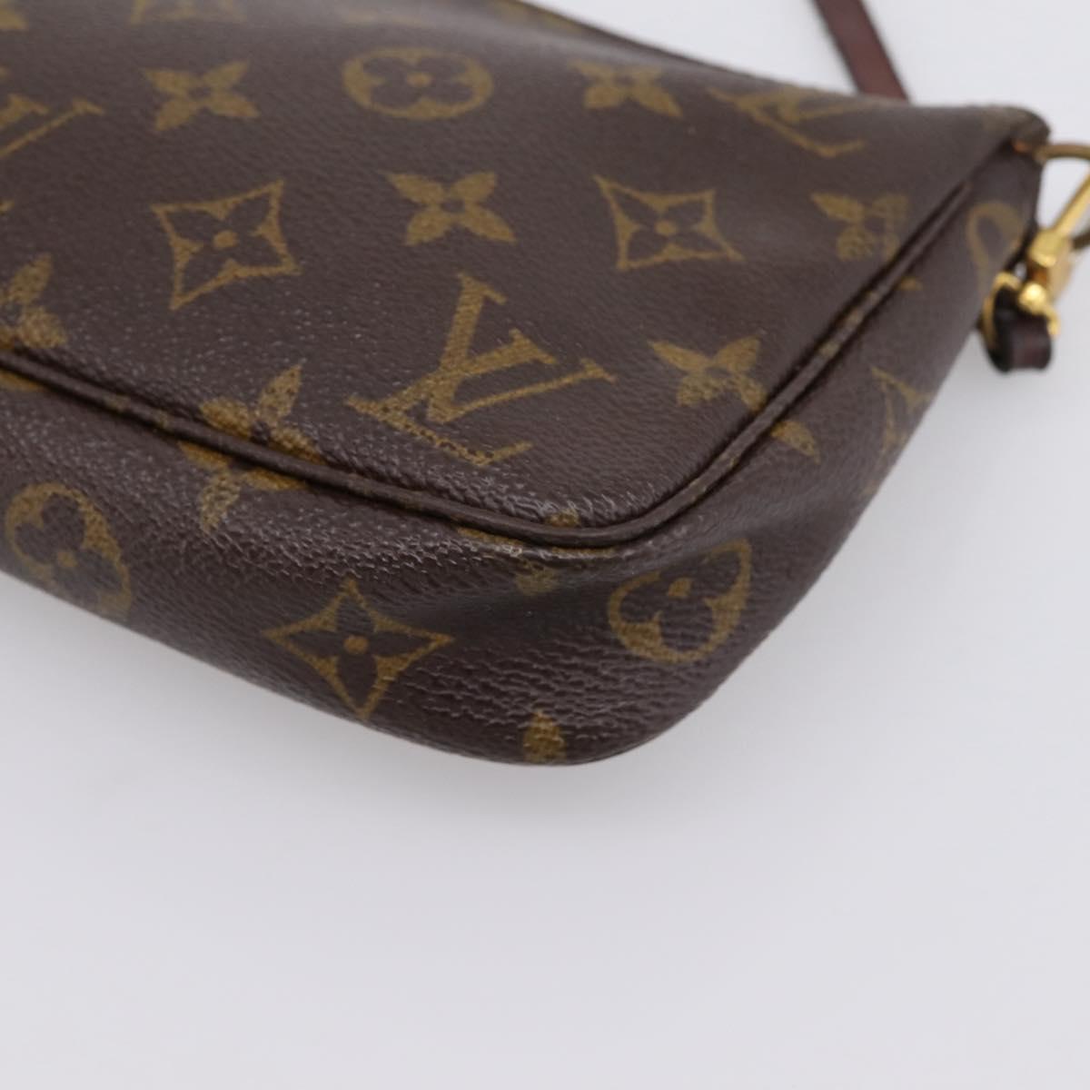 LOUIS VUITTON Monogram Pochette Accessoires Pouch M51980 LV Auth bs36991