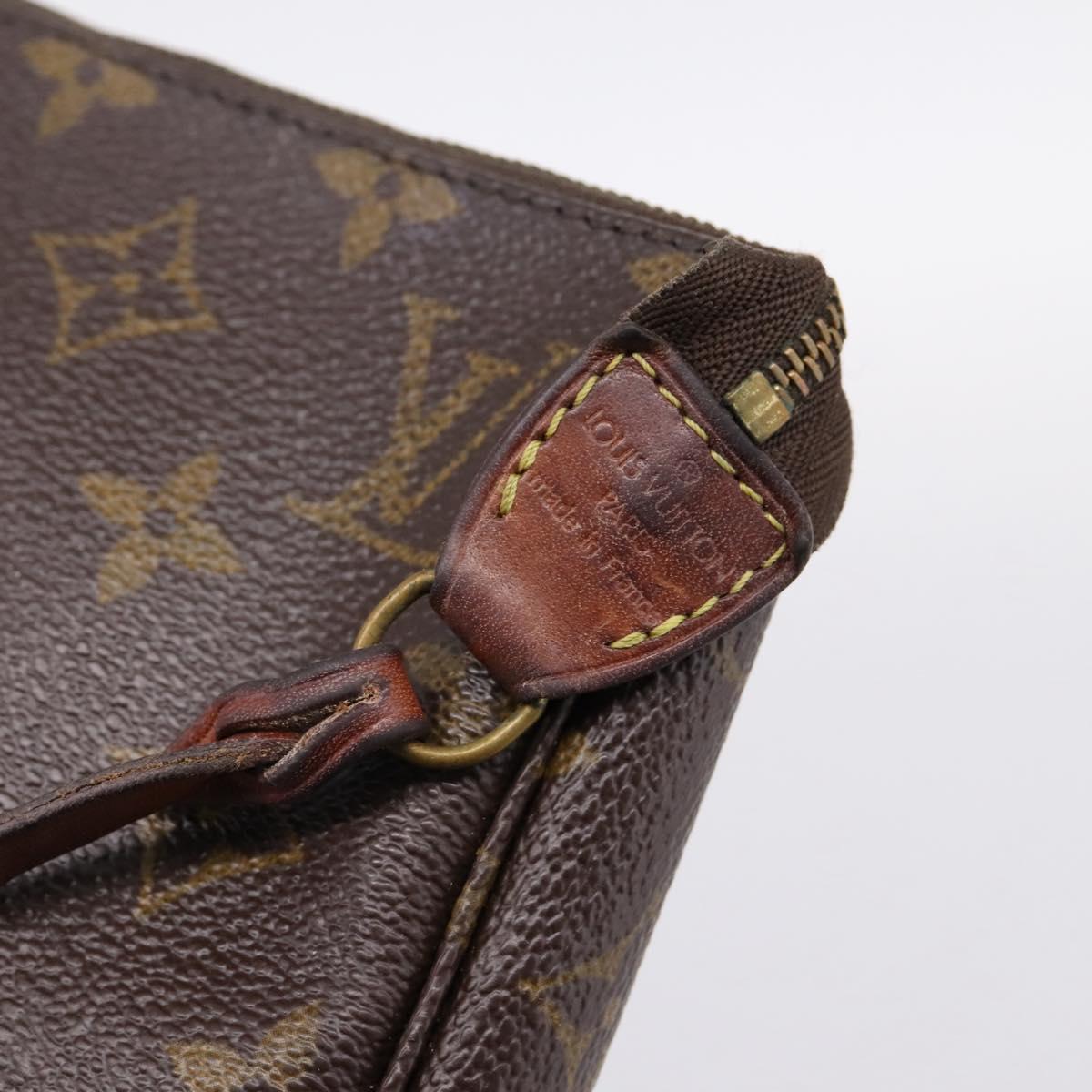 LOUIS VUITTON Monogram Pochette Accessoires Pouch M51980 LV Auth bs36991