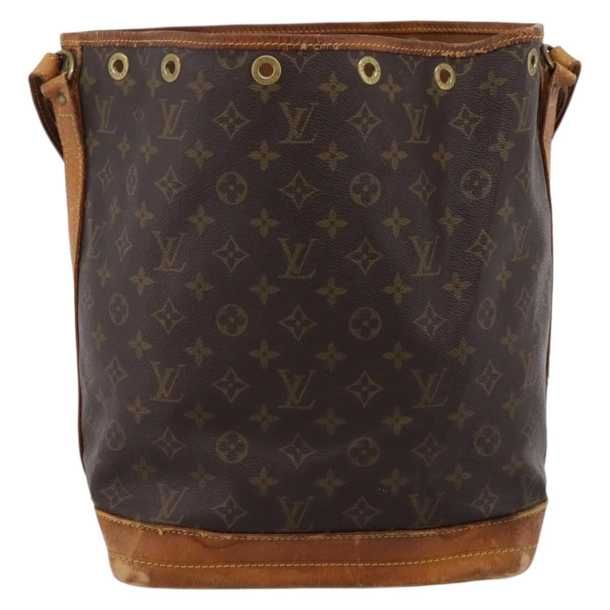 LOUIS VUITTON Monogram Noe Shoulder Bag M42224 LV Auth bs36993