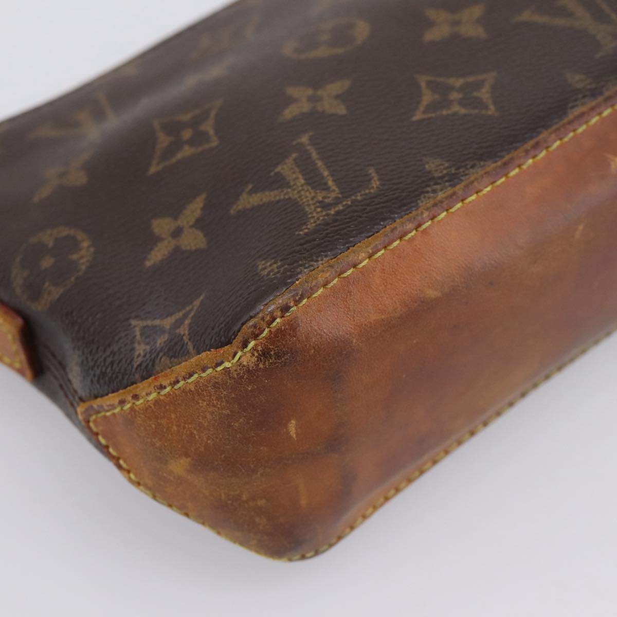 LOUIS VUITTON Monogram Trotteur Shoulder Bag M51240 LV Auth bs36994