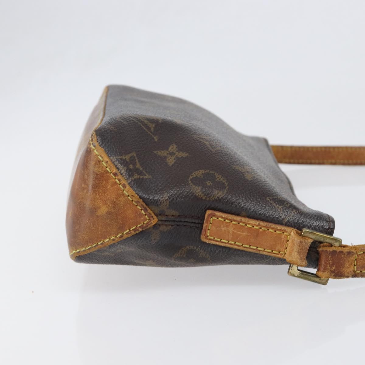 LOUIS VUITTON Monogram Trotteur Shoulder Bag M51240 LV Auth bs36994