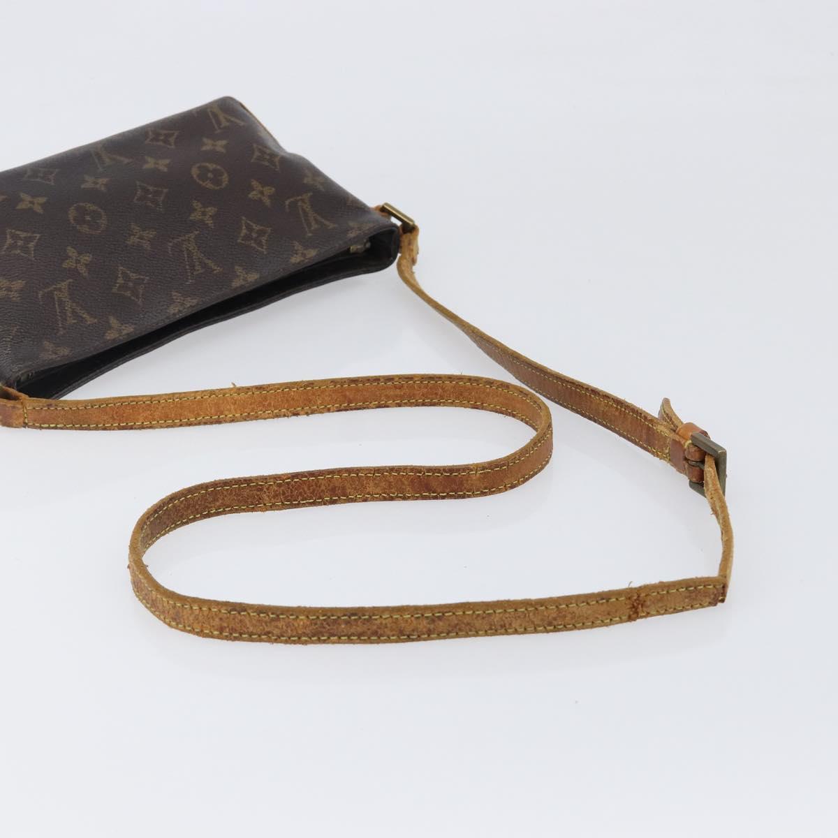LOUIS VUITTON Monogram Trotteur Shoulder Bag M51240 LV Auth bs36994