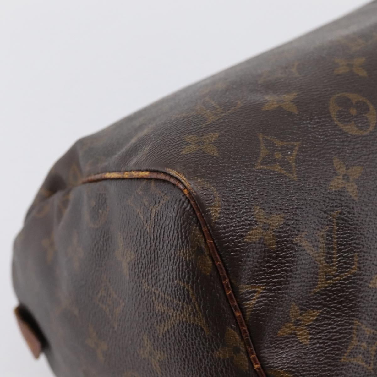 LOUIS VUITTON Monogram Speedy 30 Hand Bag M41526 LV Auth bs36999