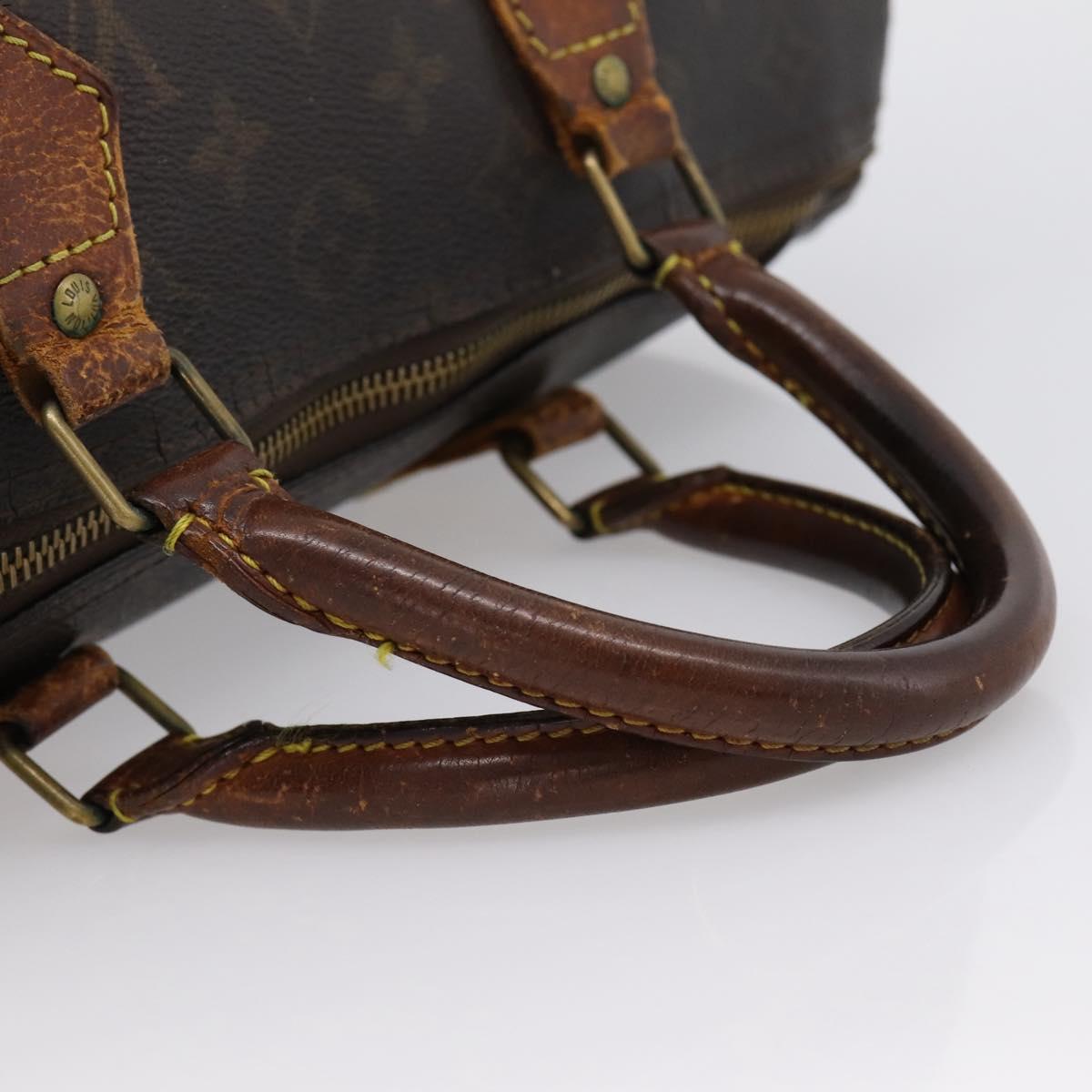 LOUIS VUITTON Monogram Speedy 30 Hand Bag M41526 LV Auth bs36999