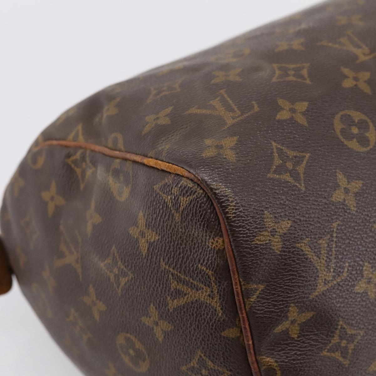 LOUIS VUITTON Monogram Speedy 30 Hand Bag M41526 LV Auth bs37000