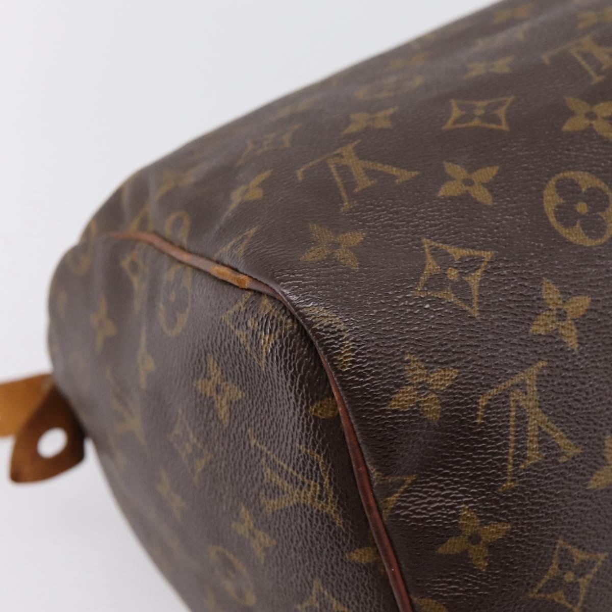 LOUIS VUITTON Monogram Speedy 30 Hand Bag M41526 LV Auth bs37000