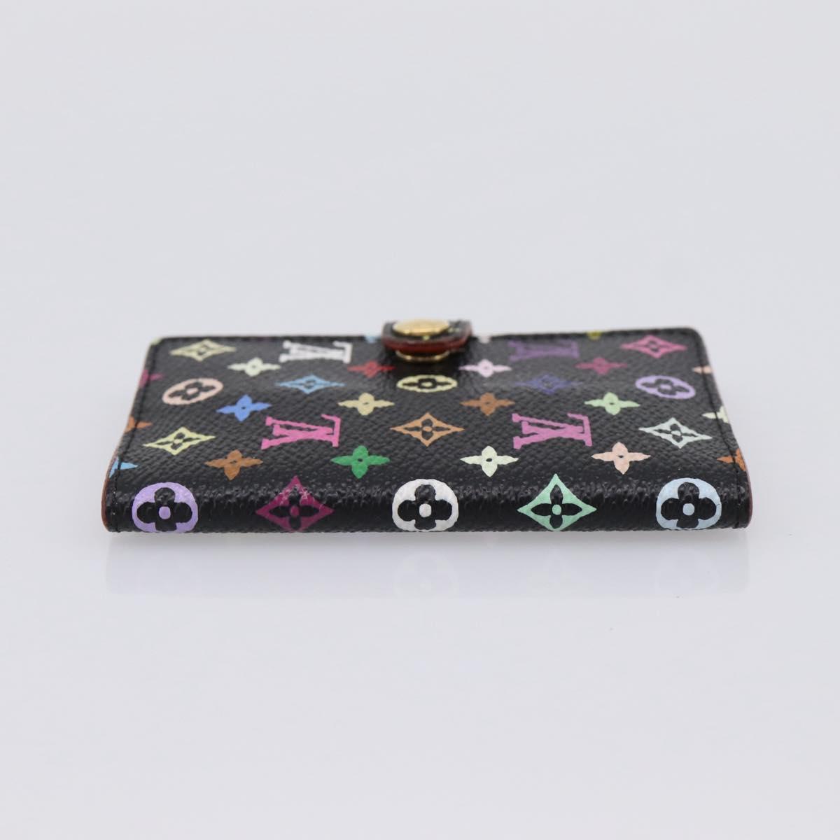 LOUIS VUITTON Multicolor Agenda mini Day Planner Cover Black M95652 Auth bs37004M