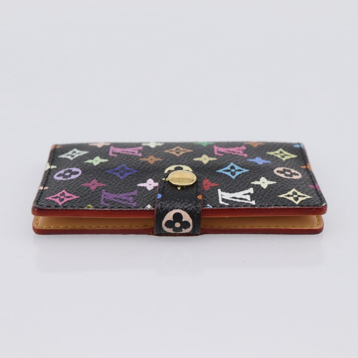 LOUIS VUITTON Multicolor Agenda mini Day Planner Cover Black M95652 Auth bs37004M