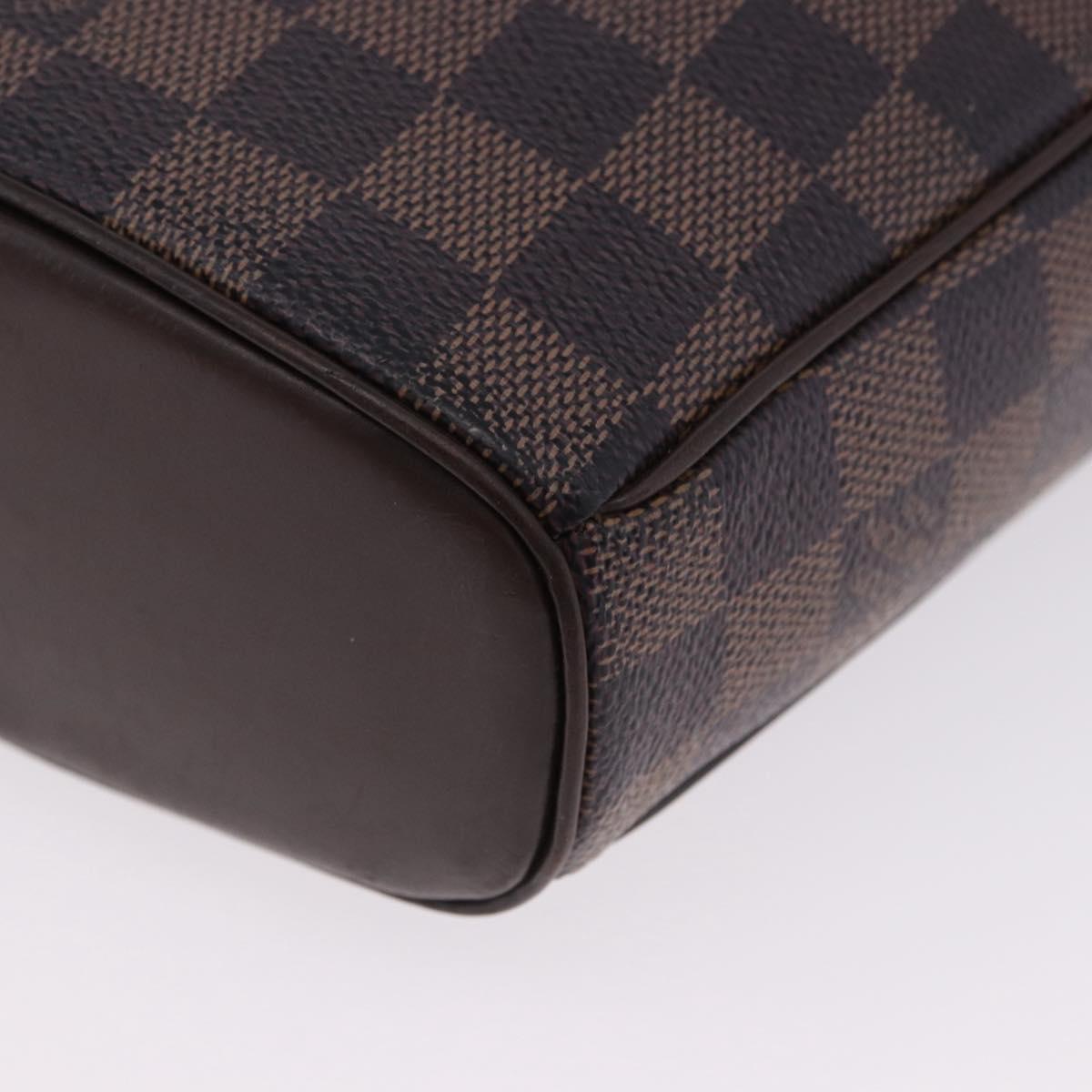 LOUIS VUITTON Damier Ebene Ipanema PM Shoulder Bag N51294 LV Auth bs37007
