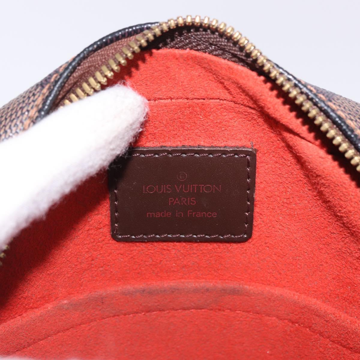 LOUIS VUITTON Damier Ebene Ipanema PM Shoulder Bag N51294 LV Auth bs37007