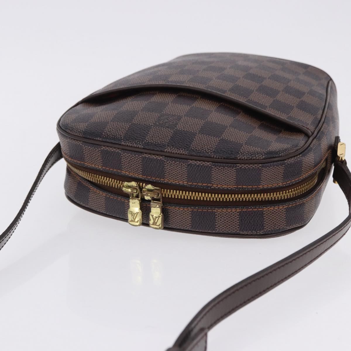 LOUIS VUITTON Damier Ebene Ipanema PM Shoulder Bag N51294 LV Auth bs37007