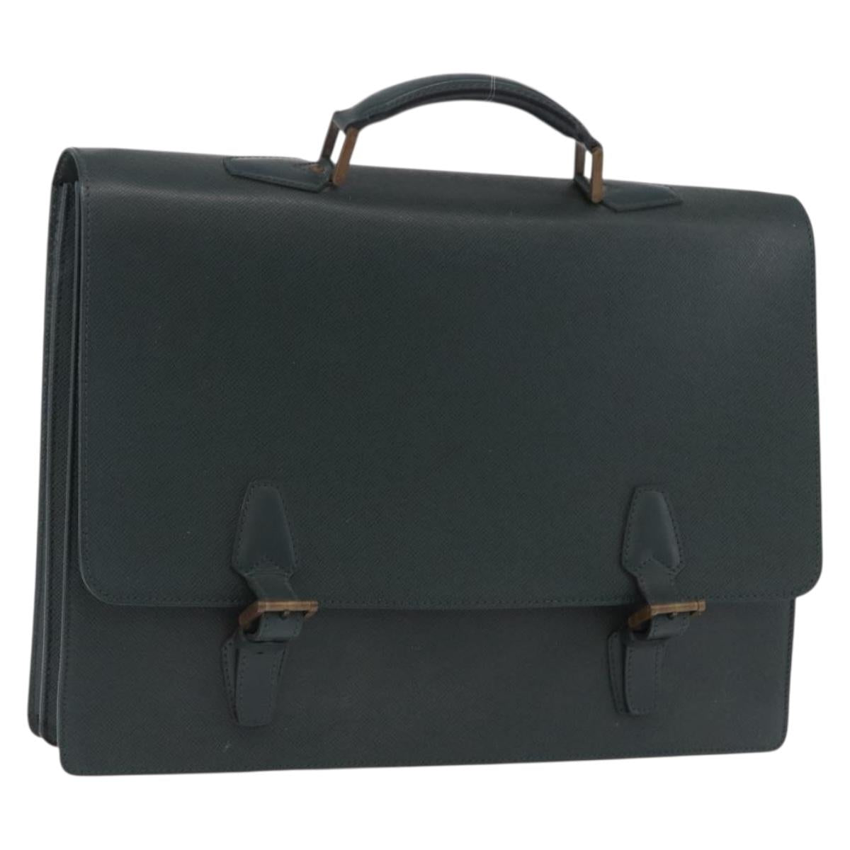 LOUIS VUITTON Taiga Tashkent Business Bag Epicea M30084 LV Auth bs37009