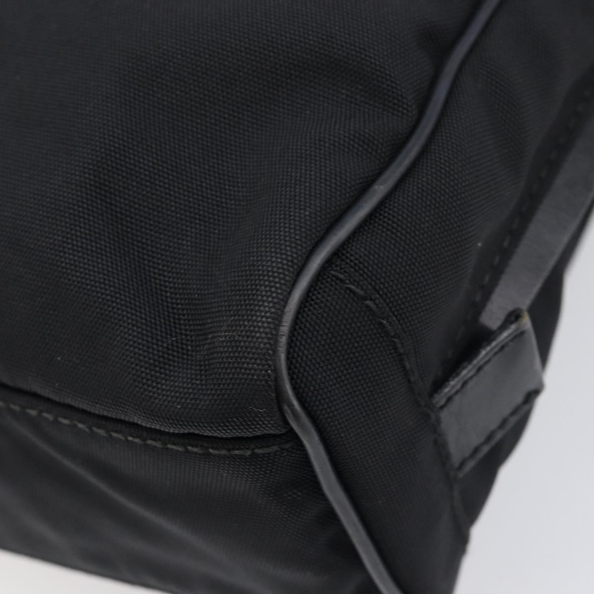 GUCCI Business Bag Canvas Black Silver 019 0327 Auth bs37023
