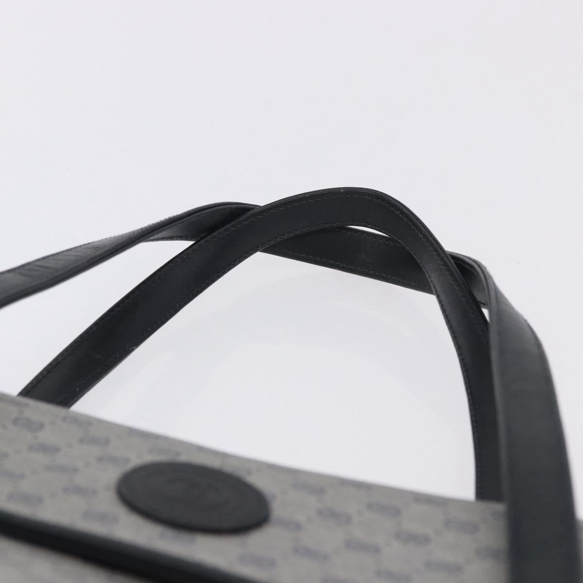 GUCCI Micro GG Supreme Hand Bag PVC Navy Gold 000 46 4857 Auth bs37025