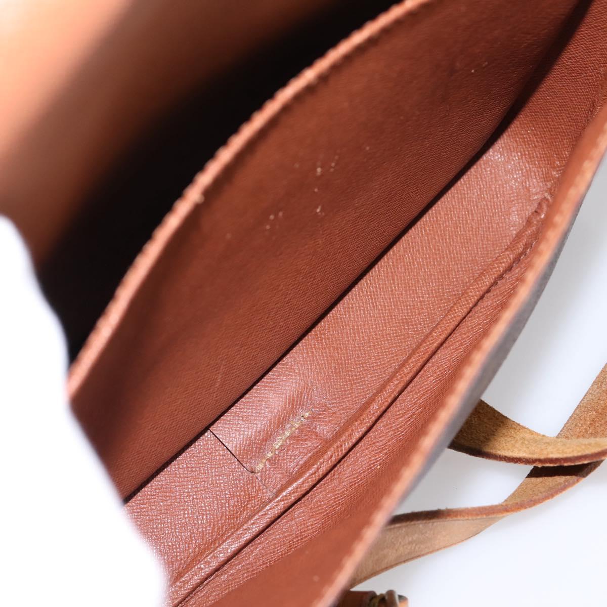 LOUIS VUITTON Monogram Cartouchiere GM Shoulder Bag M51252 LV Auth bs37028