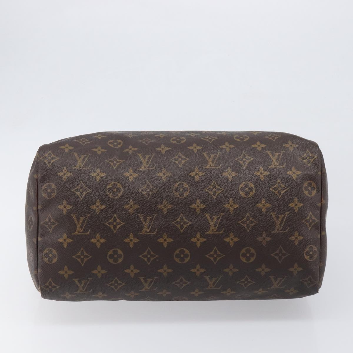 LOUIS VUITTON Monogram Speedy 35 Hand Bag M41524 LV Auth bs37030
