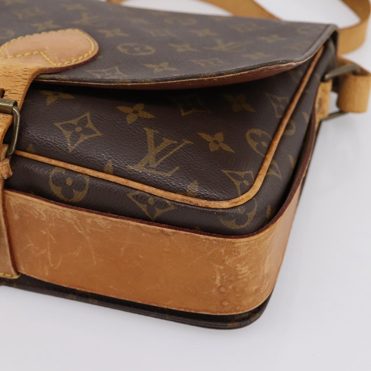 LOUIS VUITTON Monogram Cartouchiere GM Shoulder Bag M51252 LV Auth bs37032