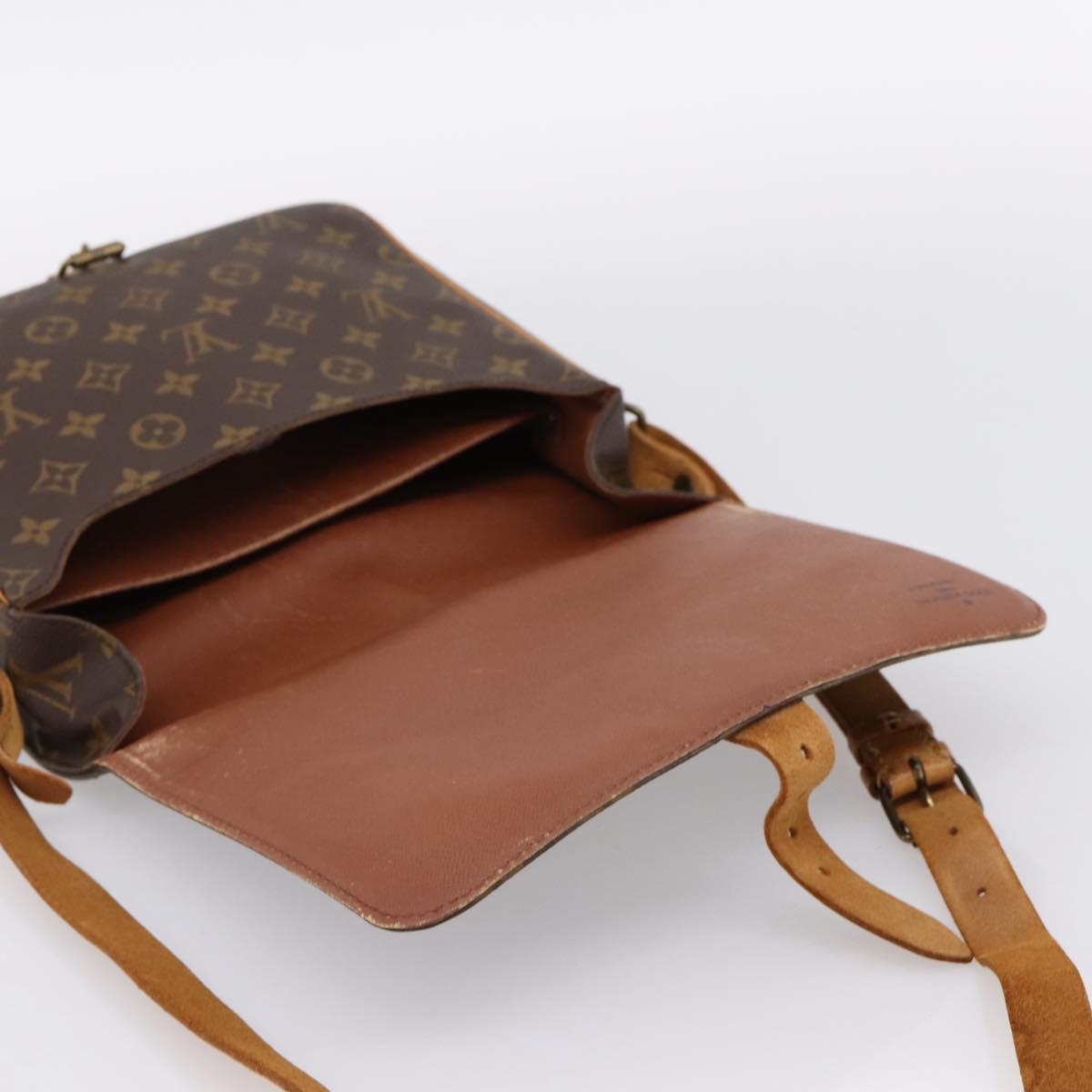 LOUIS VUITTON Monogram Cartouchiere GM Shoulder Bag M51252 LV Auth bs37032