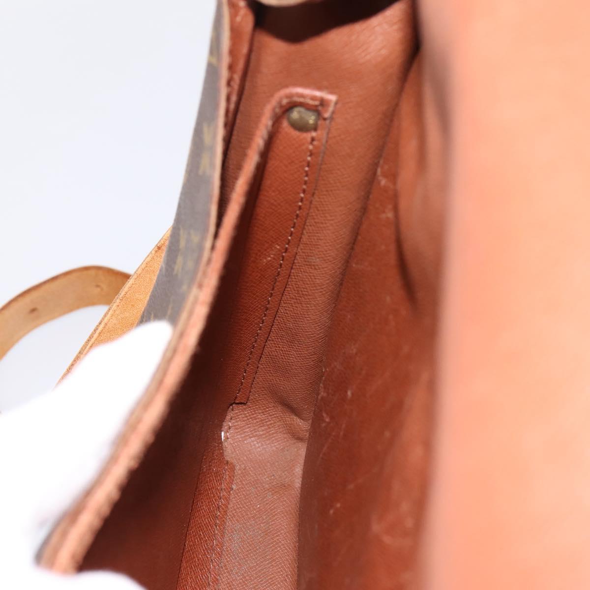 LOUIS VUITTON Monogram Cartouchiere GM Shoulder Bag M51252 LV Auth bs37032