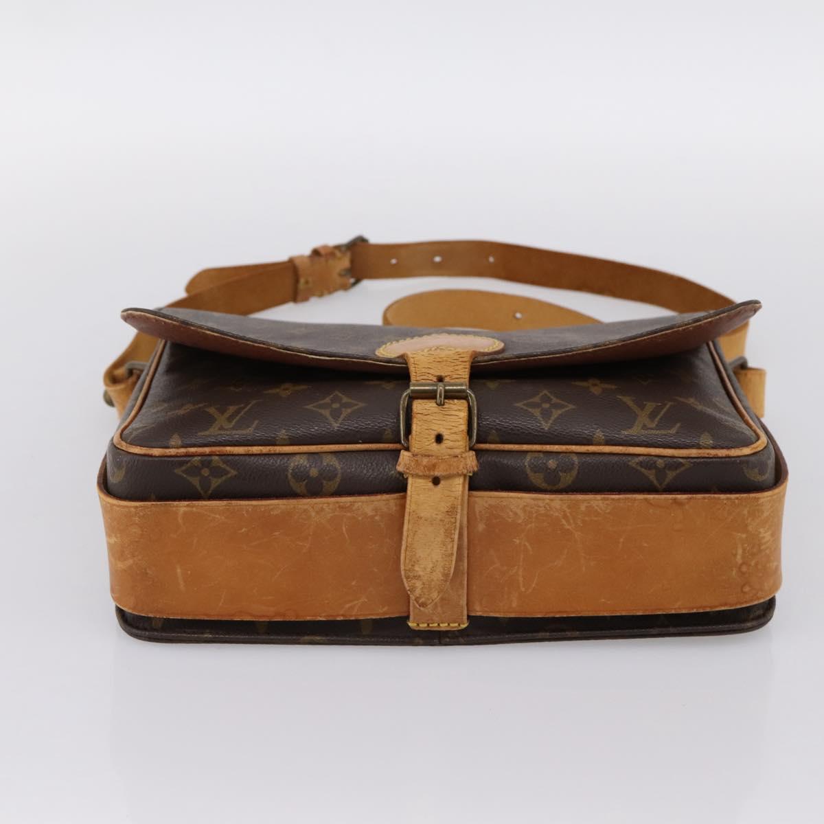 LOUIS VUITTON Monogram Cartouchiere GM Shoulder Bag M51252 LV Auth bs37032