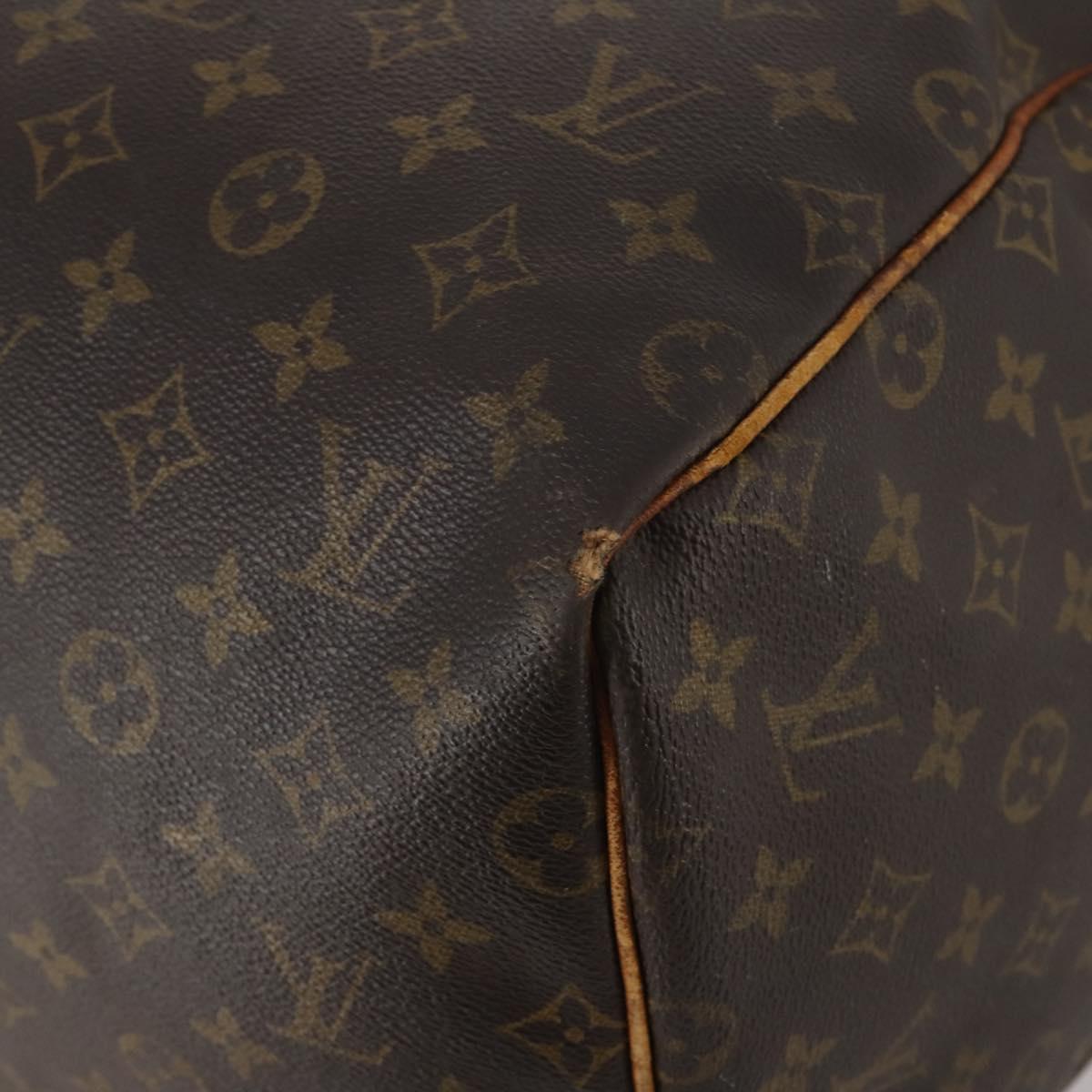 LOUIS VUITTON Monogram Keepall 55 Boston Bag M41424 LV Auth bs37033
