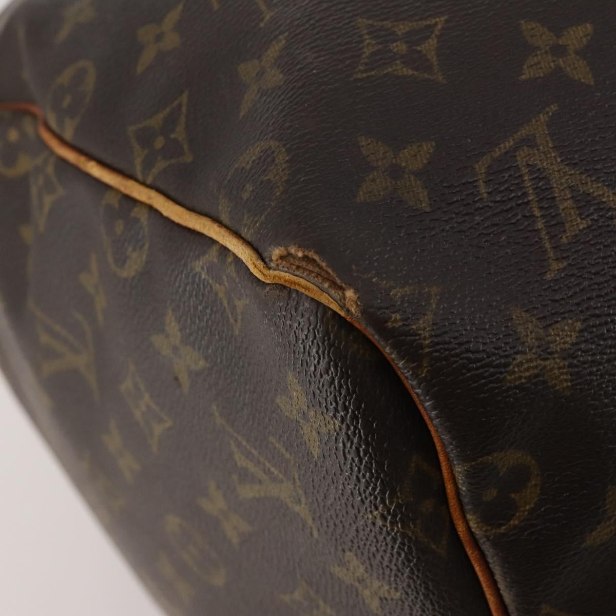 LOUIS VUITTON Monogram Keepall 55 Boston Bag M41424 LV Auth bs37033