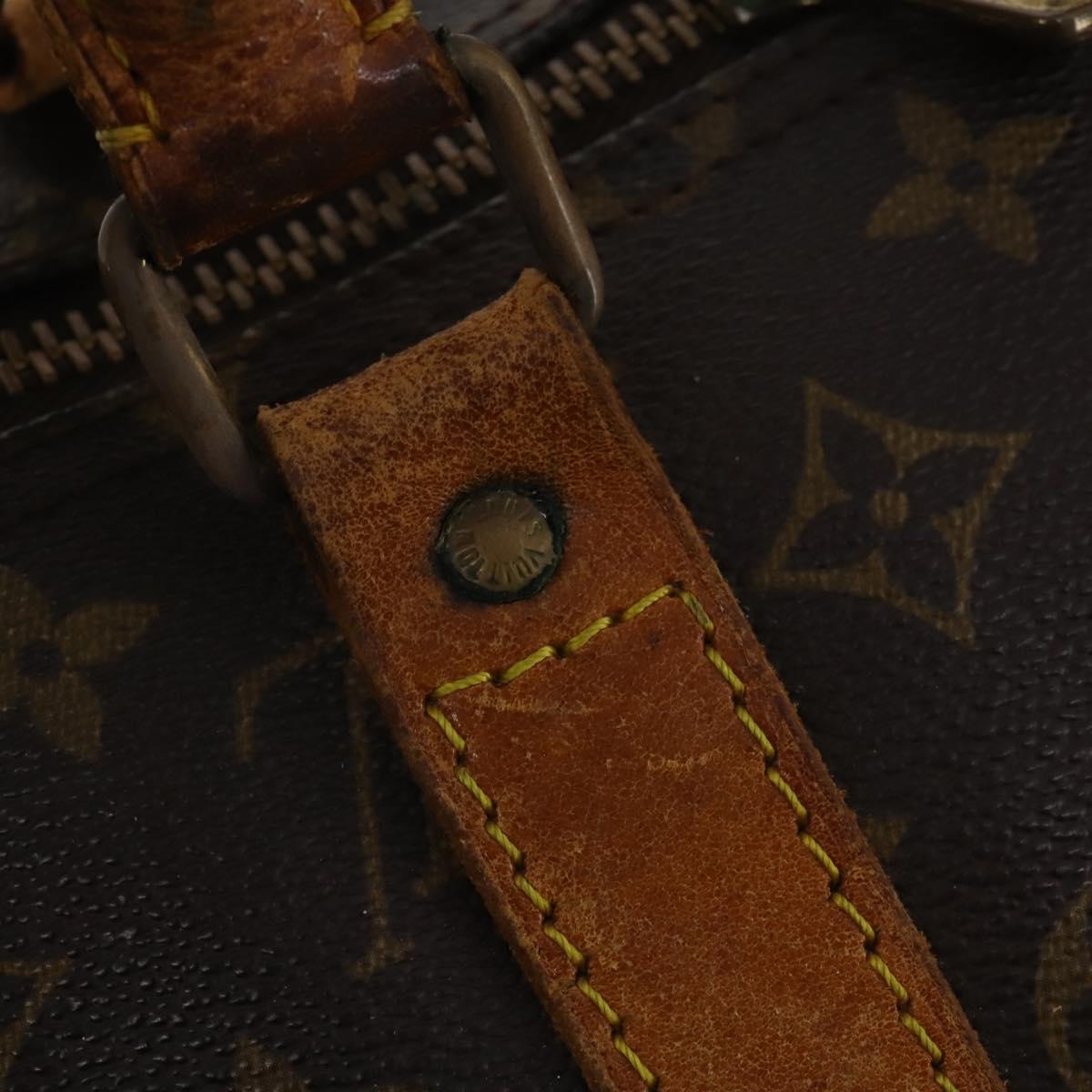 LOUIS VUITTON Monogram Keepall 55 Boston Bag M41424 LV Auth bs37033