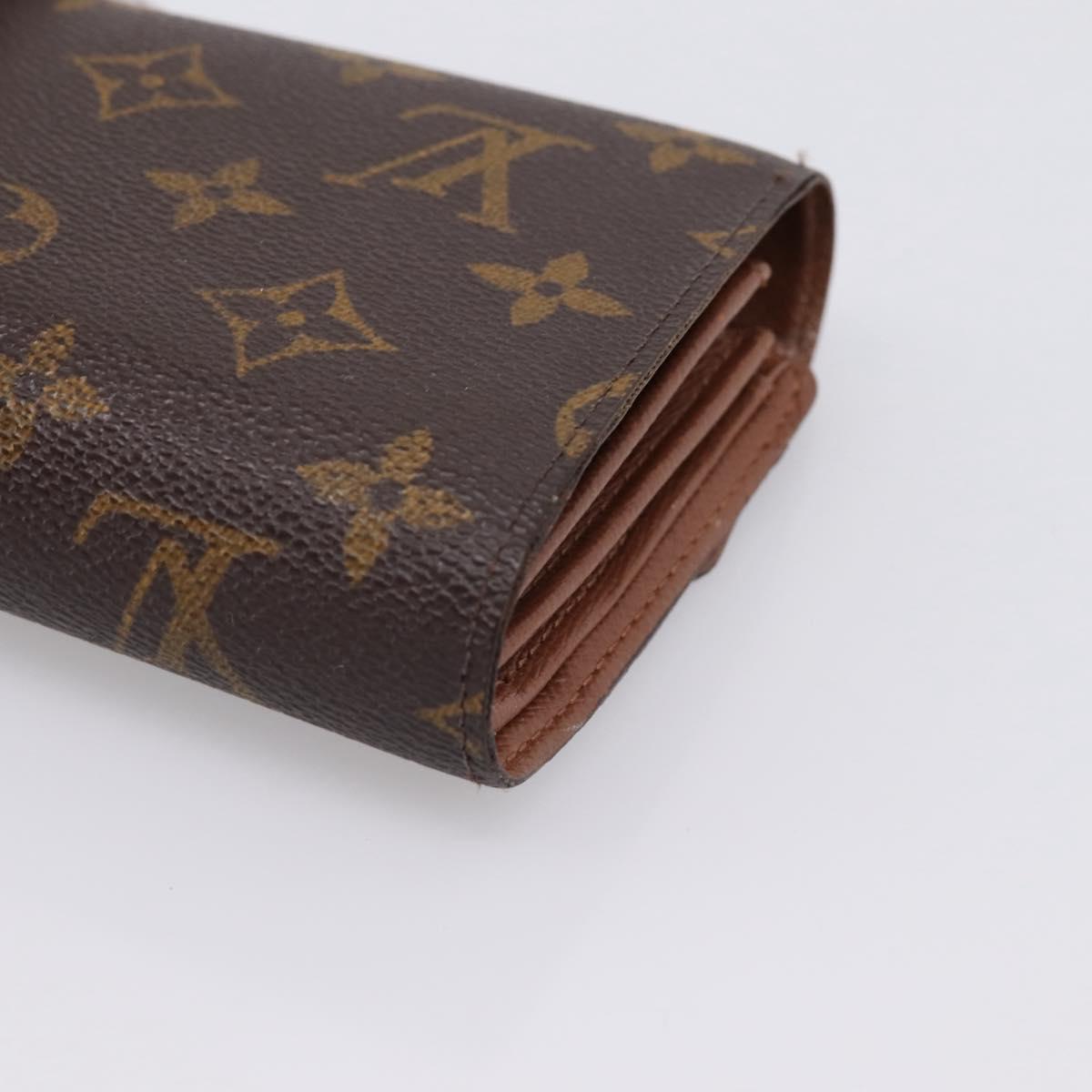 LOUIS VUITTON Monogram Portefeuille Alexandra Trifold Wallet M60047 Auth bs37037