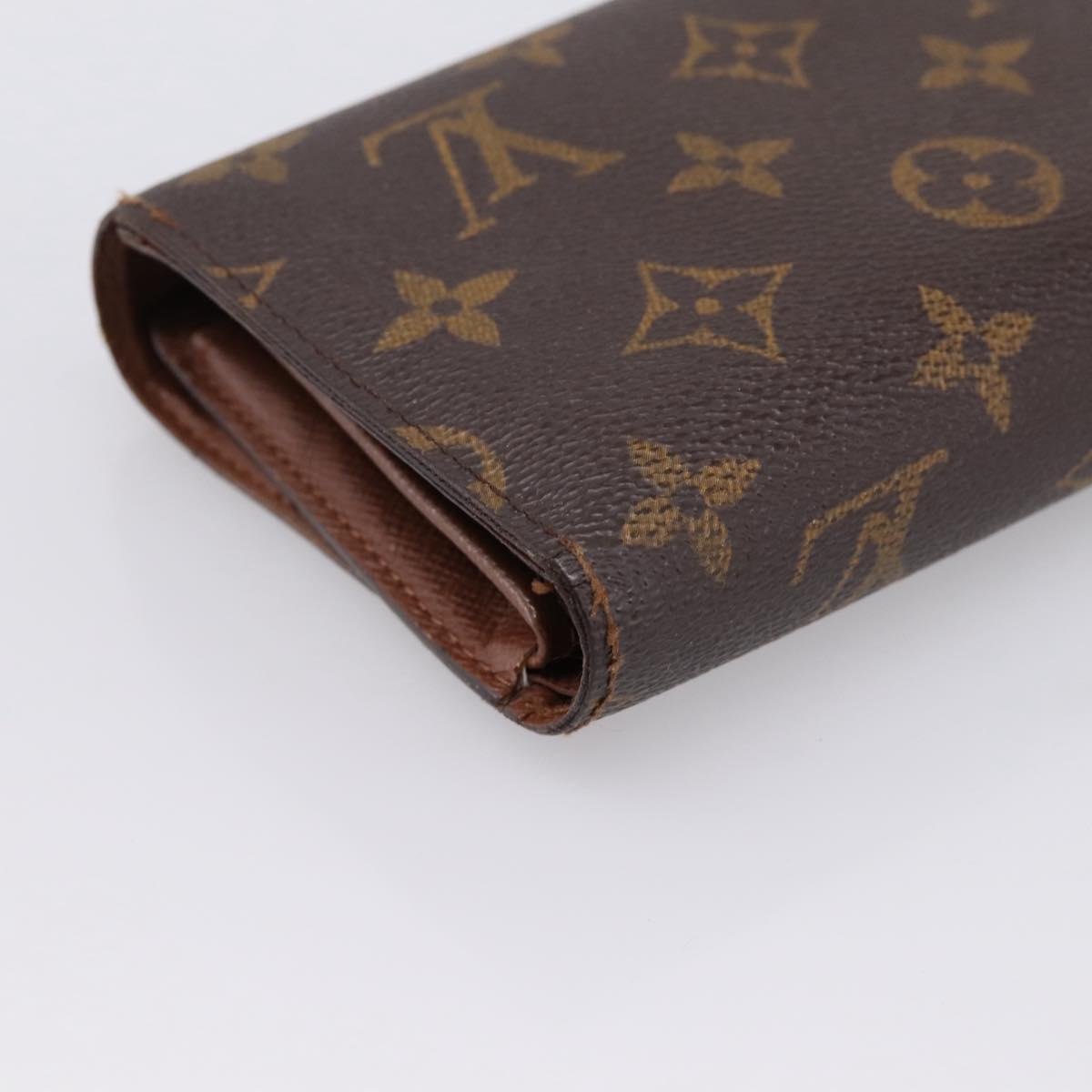 LOUIS VUITTON Monogram Portefeuille Alexandra Trifold Wallet M60047 Auth bs37037