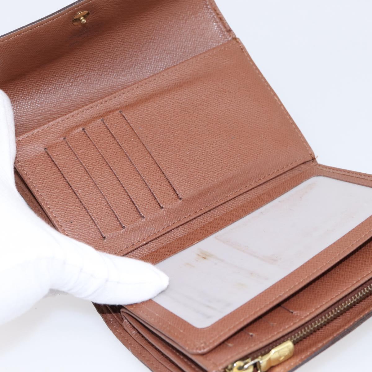 LOUIS VUITTON Monogram Portefeuille Alexandra Trifold Wallet M60047 Auth bs37037