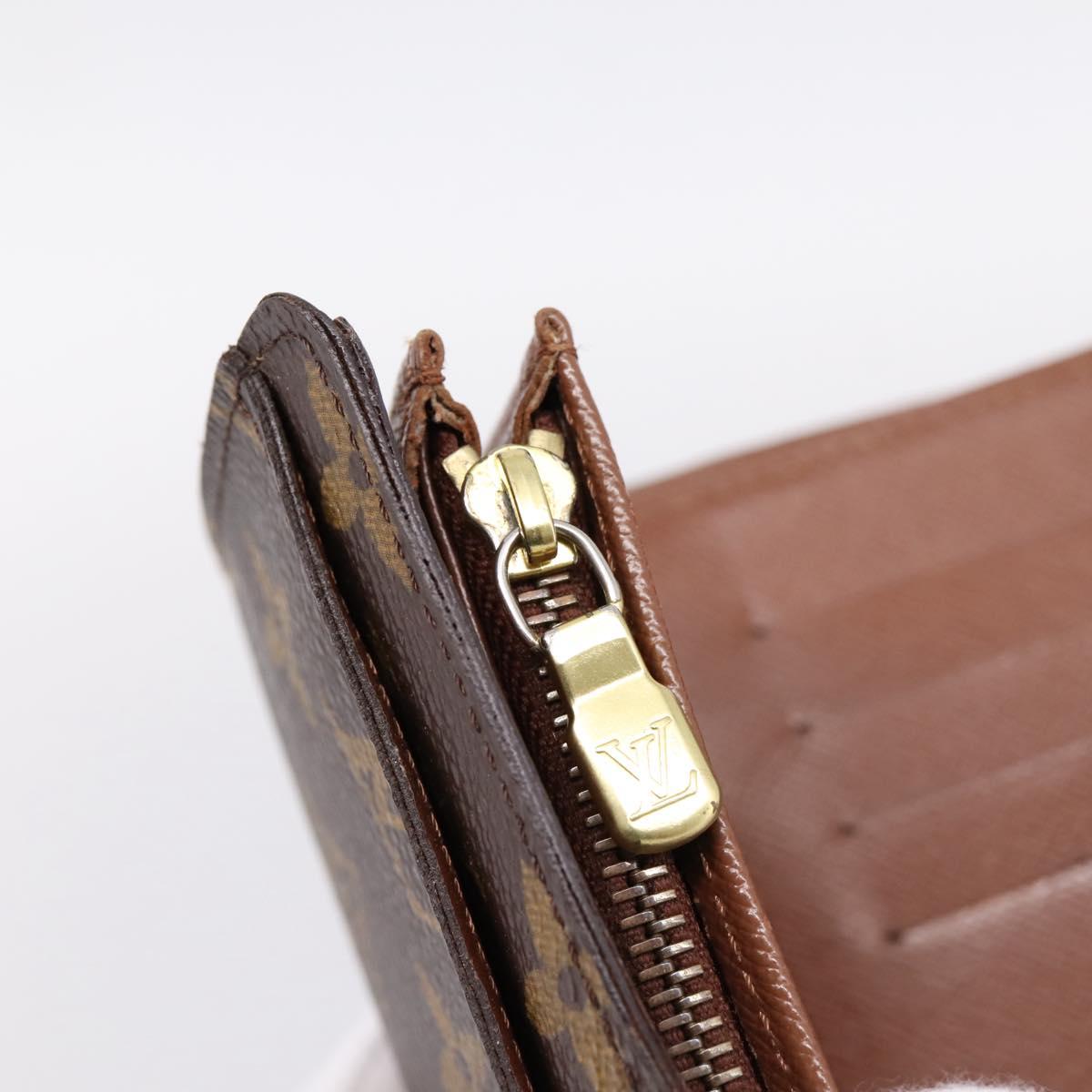 LOUIS VUITTON Monogram Portefeuille Alexandra Trifold Wallet M60047 Auth bs37037