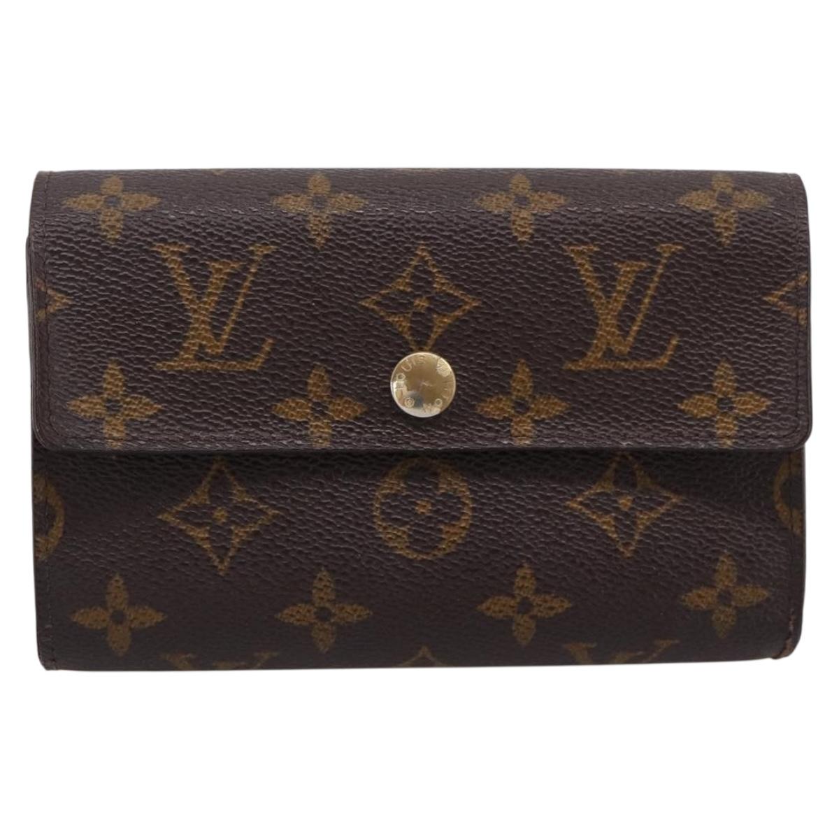 LOUIS VUITTON Monogram Portefeuille Alexandra Trifold Wallet M60047 Auth bs37037