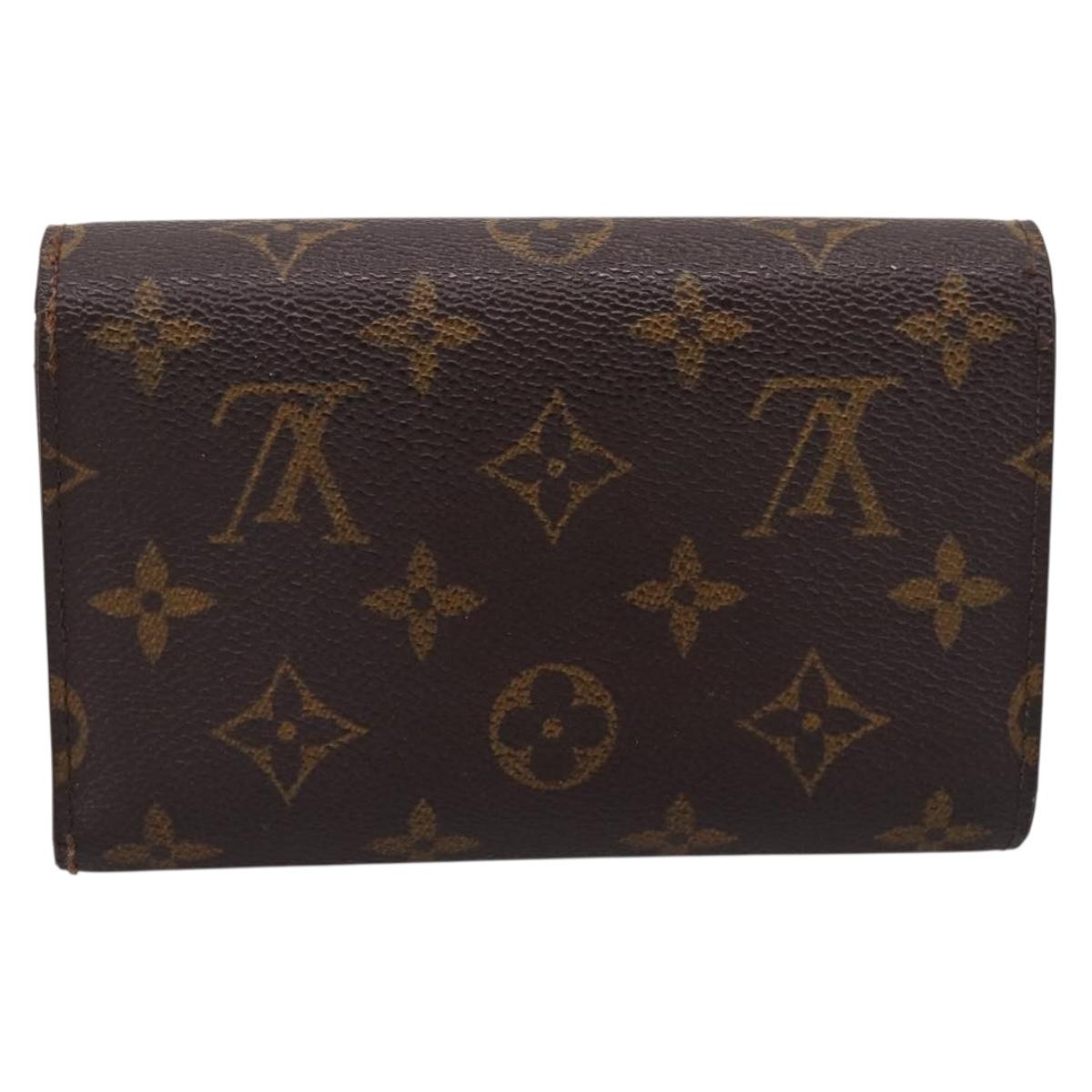 LOUIS VUITTON Monogram Portefeuille Alexandra Trifold Wallet M60047 Auth bs37037