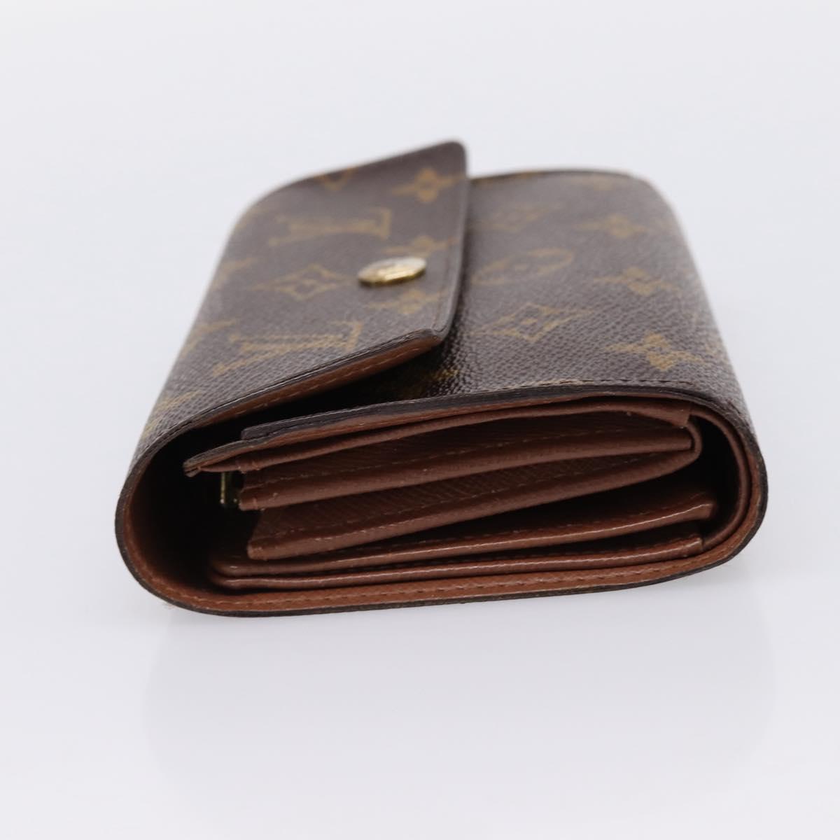 LOUIS VUITTON Monogram Portefeuille Alexandra Trifold Wallet M60047 Auth bs37037