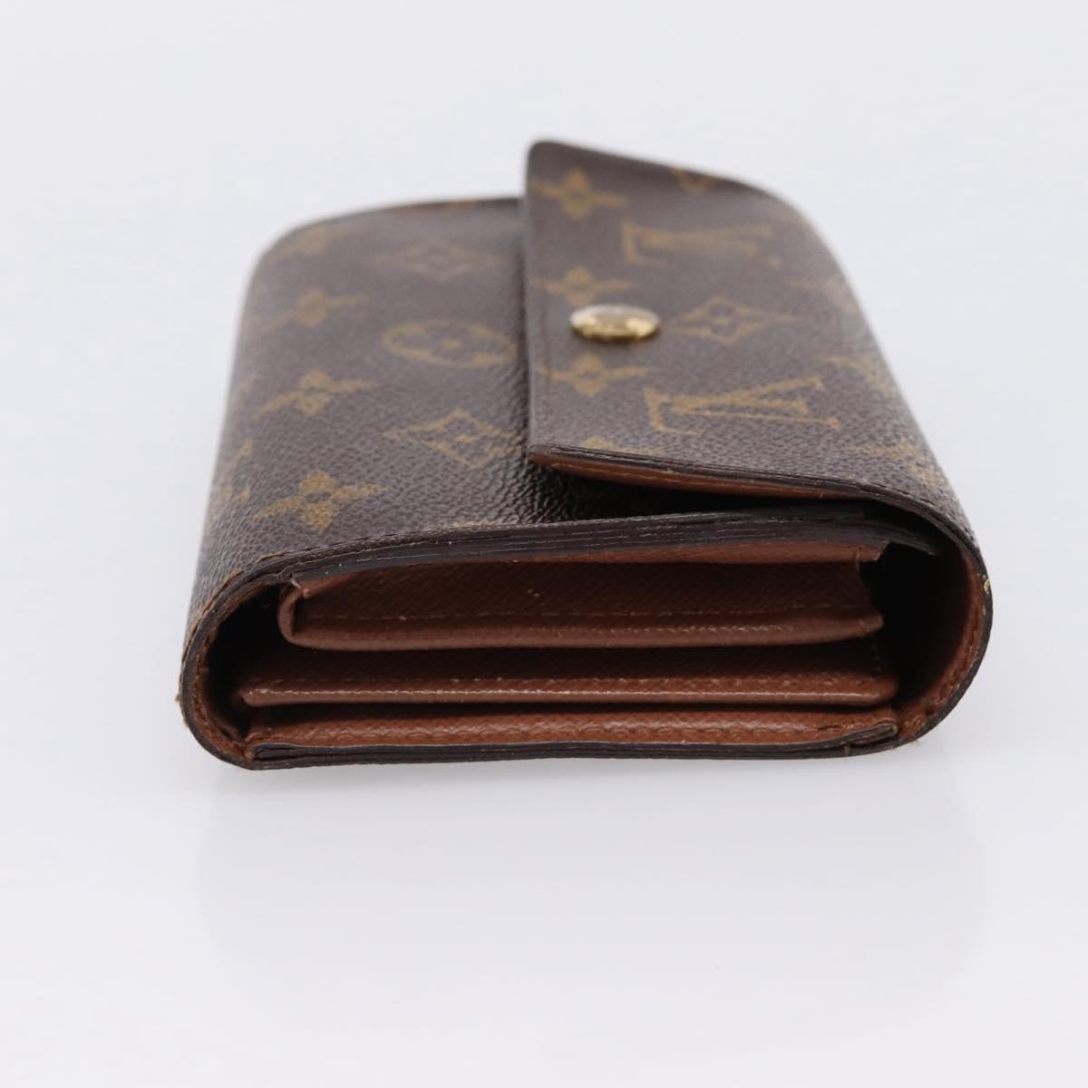 LOUIS VUITTON Monogram Portefeuille Alexandra Trifold Wallet M60047 Auth bs37037