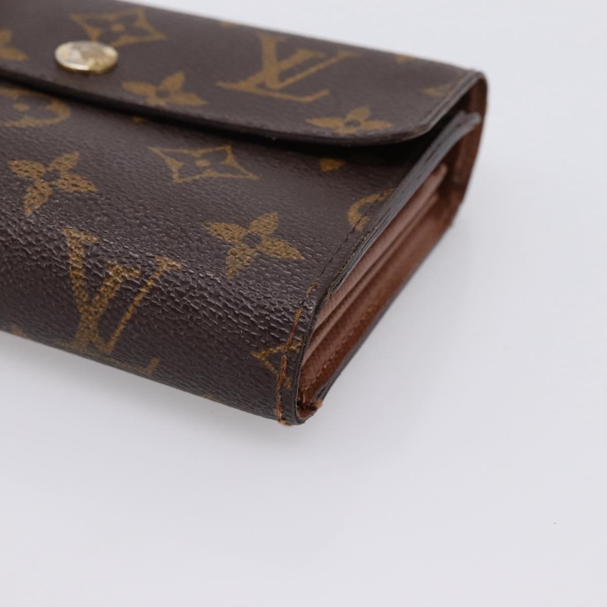 LOUIS VUITTON Monogram Portefeuille Alexandra Trifold Wallet M60047 Auth bs37037