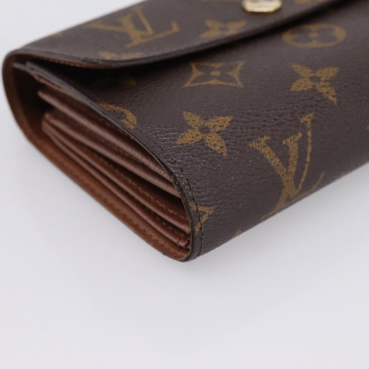 LOUIS VUITTON Monogram Portefeuille Alexandra Trifold Wallet M60047 Auth bs37037