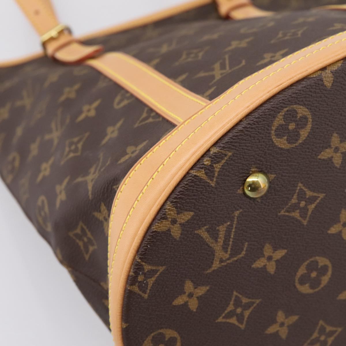 LOUIS VUITTON Monogram Bucket GM Shoulder Bag M42236 LV Auth bs37057