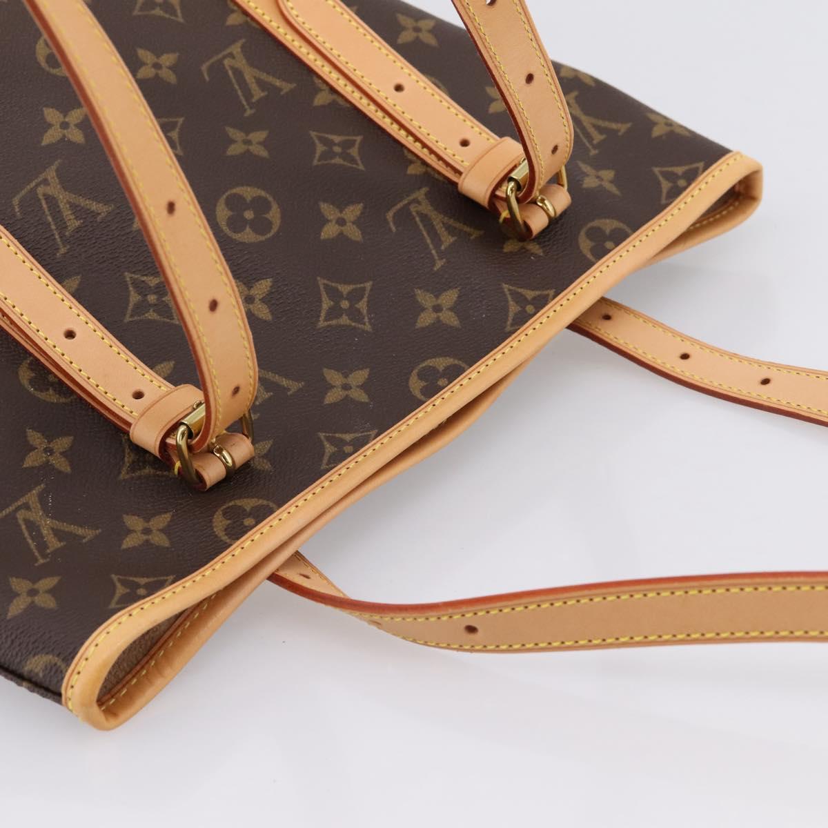 LOUIS VUITTON Monogram Bucket GM Shoulder Bag M42236 LV Auth bs37057