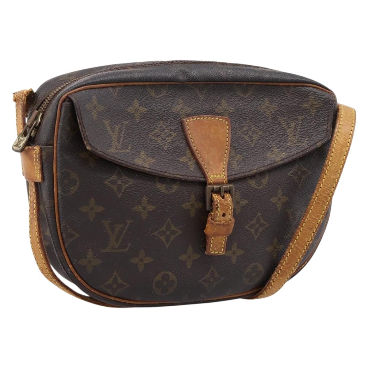 LOUIS VUITTON Monogram Jeune Fille MM Shoulder Bag M51226 LV Auth bs37072