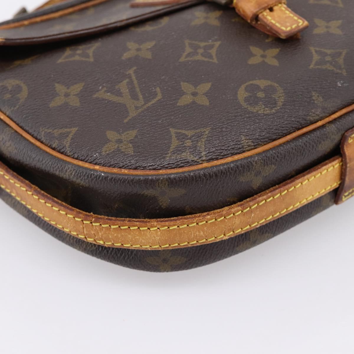 LOUIS VUITTON Monogram Jeune Fille MM Shoulder Bag M51226 LV Auth bs37072