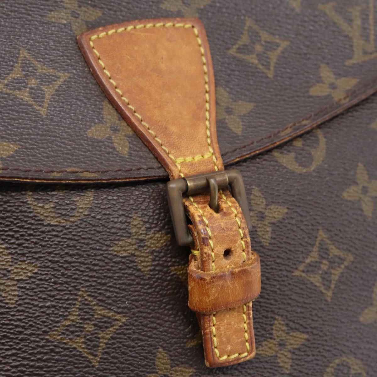 LOUIS VUITTON Monogram Jeune Fille MM Shoulder Bag M51226 LV Auth bs37072
