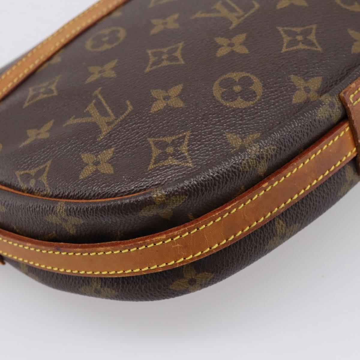 LOUIS VUITTON Monogram Jeune Fille MM Shoulder Bag M51226 LV Auth bs37088