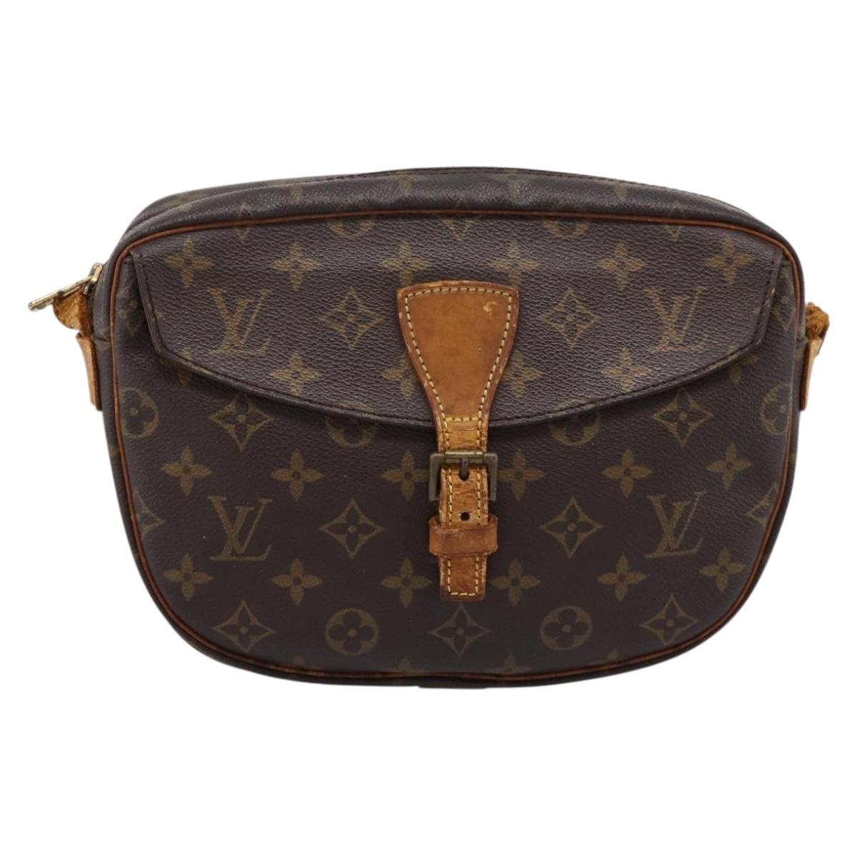 LOUIS VUITTON Monogram Jeune Fille MM Shoulder Bag M51226 LV Auth bs37088
